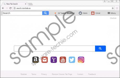 Search.starttab.co Removal Guide