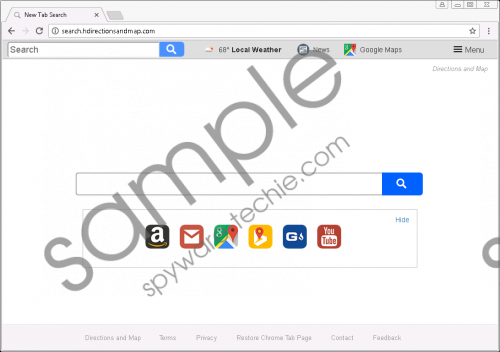 Search.hdirectionsandmap.com Removal Guide
