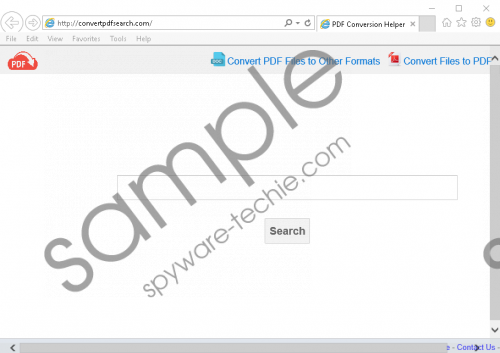 Convertpdfsearch.com Removal Guide