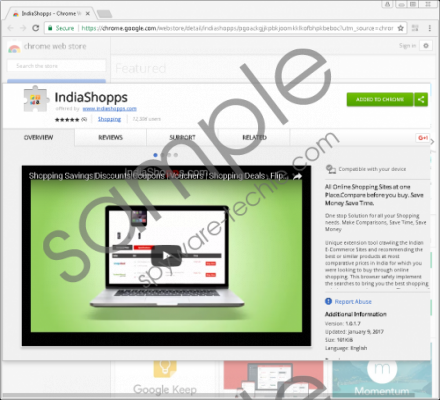 Indiashopps Removal Guide