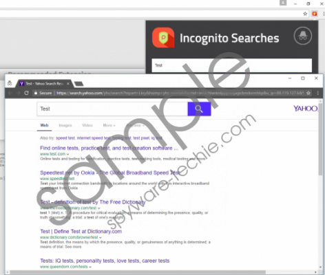 Incognito Searches Removal Guide