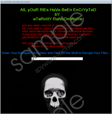 Eternity Ransomware Removal Guide