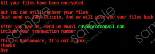 BigEyes Ransomware Removal Guide