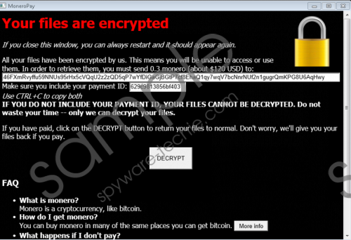 MoneroPay Ransomware Removal Guide