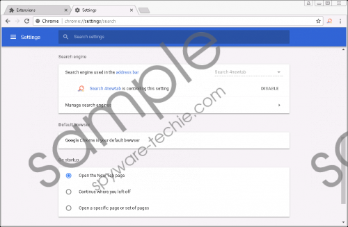 Search 4newtab Removal Guide