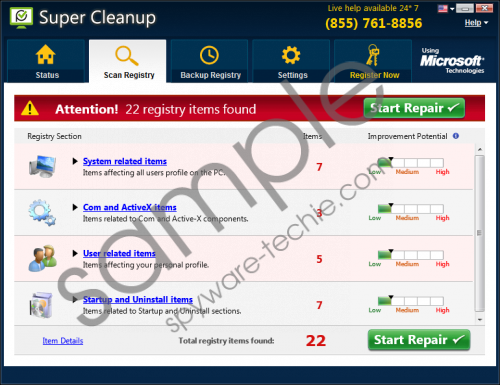 Super Cleanup Removal Guide