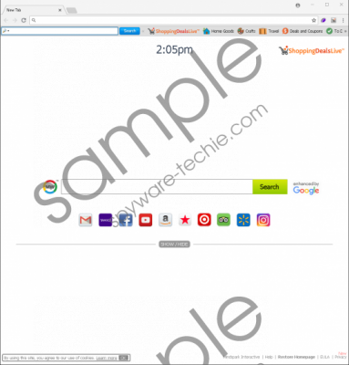 ShoppingDealsLive Toolbar Removal Guide