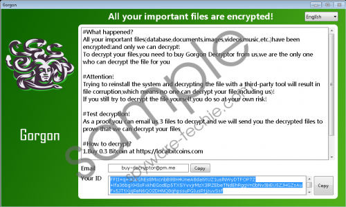 Gorgon Ransomware Removal Guide