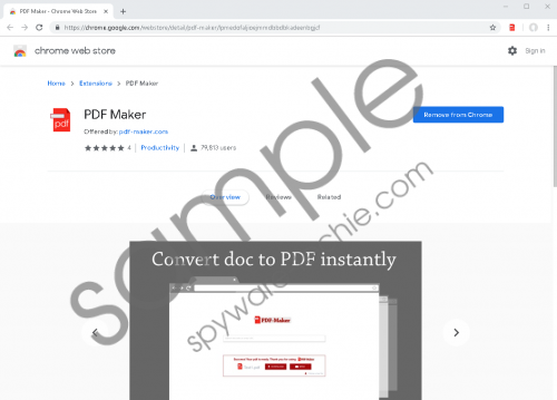 PDF Maker Removal Guide