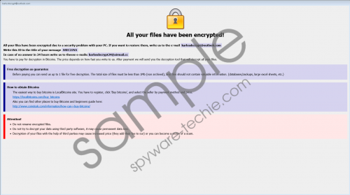 Karlosdecrypt@outlook.com Ransomware Removal Guide