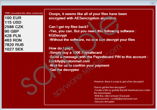 Tunca Ransomware Removal Guide