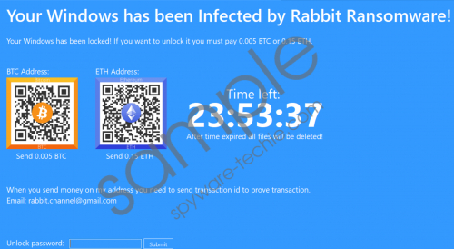 Rabbit Ransomware Removal Guide