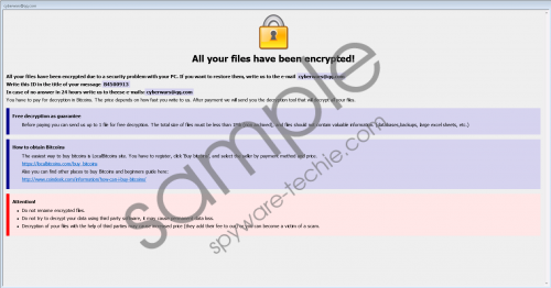 cyberwars@qq.com Ransomware Removal Guide