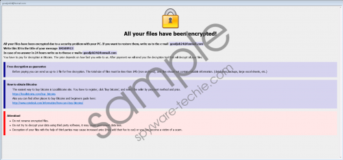 .myjob File Extension Ransomware Removal Guide