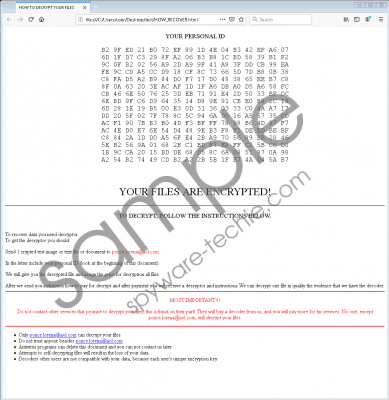 Ponce.lorena@aol.com Ransomware Removal Guide