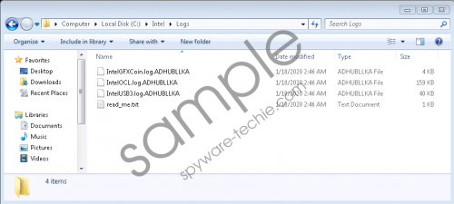 ADHUBLLKA Ransomware Removal Guide