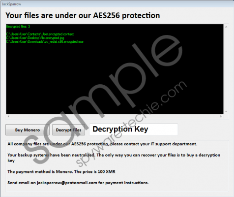 JackSparrow Ransomware Removal Guide