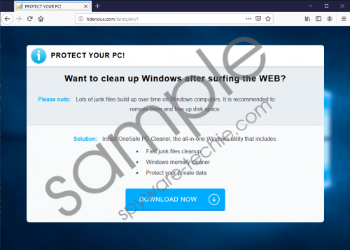 Tidenous.com Removal Guide