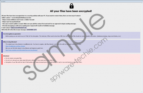 Helprecover@foxmail.com].help Ransomware Removal Guide