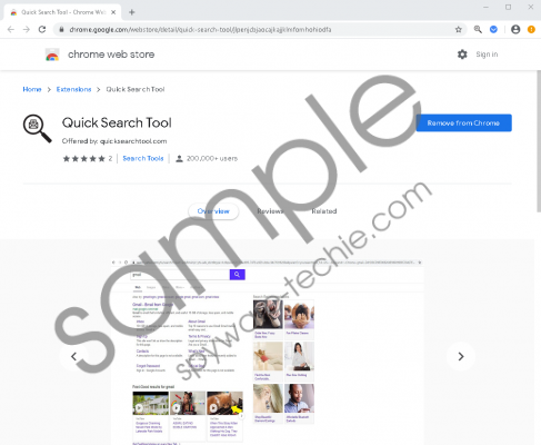 Search.quicksearchtool.com Removal Guide
