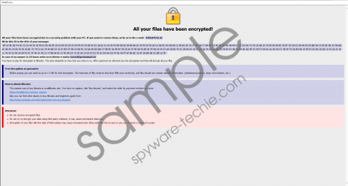 TorS@Tuta.Io Ransomware Removal Guide