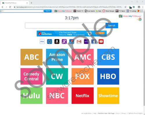 WatchMyTVShows Toolbar Removal Guide