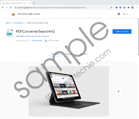 PDFConverterSearchHQ Removal Guide