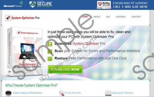 System Optimizer Pro Removal Guide